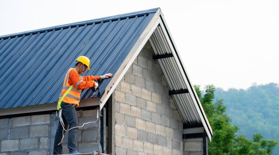 Professional metal roof installation in Concord, AR